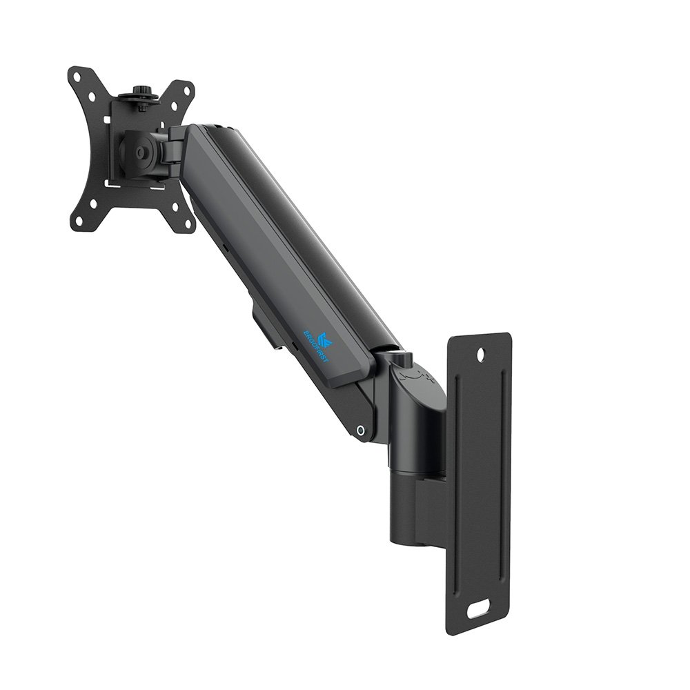 Suporte de Parede Articulado para Monitor de 17" a 32" Ergofirst, Ajuste com Pistão a Gás, Preto - G16-111 Suporte de Parede Articulado para Monitor de 17" a 32" Ergofirst, Ajuste com Pistão a Gás, Preto - G16-111