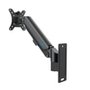 Suporte de Parede Articulado para Monitor de 17" a 32" Ergofirst, Ajuste com Pistão a Gás, Preto - G16-111