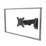 Suporte de Parede Articulado para Monitor de 17" a 32" Ergofirst, Ajuste com Pistão a Gás, Preto - G16-111