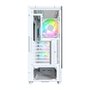 Gabinete Gamer Montech X5, Mid-Tower, Vidro Temperado, Com 4X Fans, Branco - X5WH