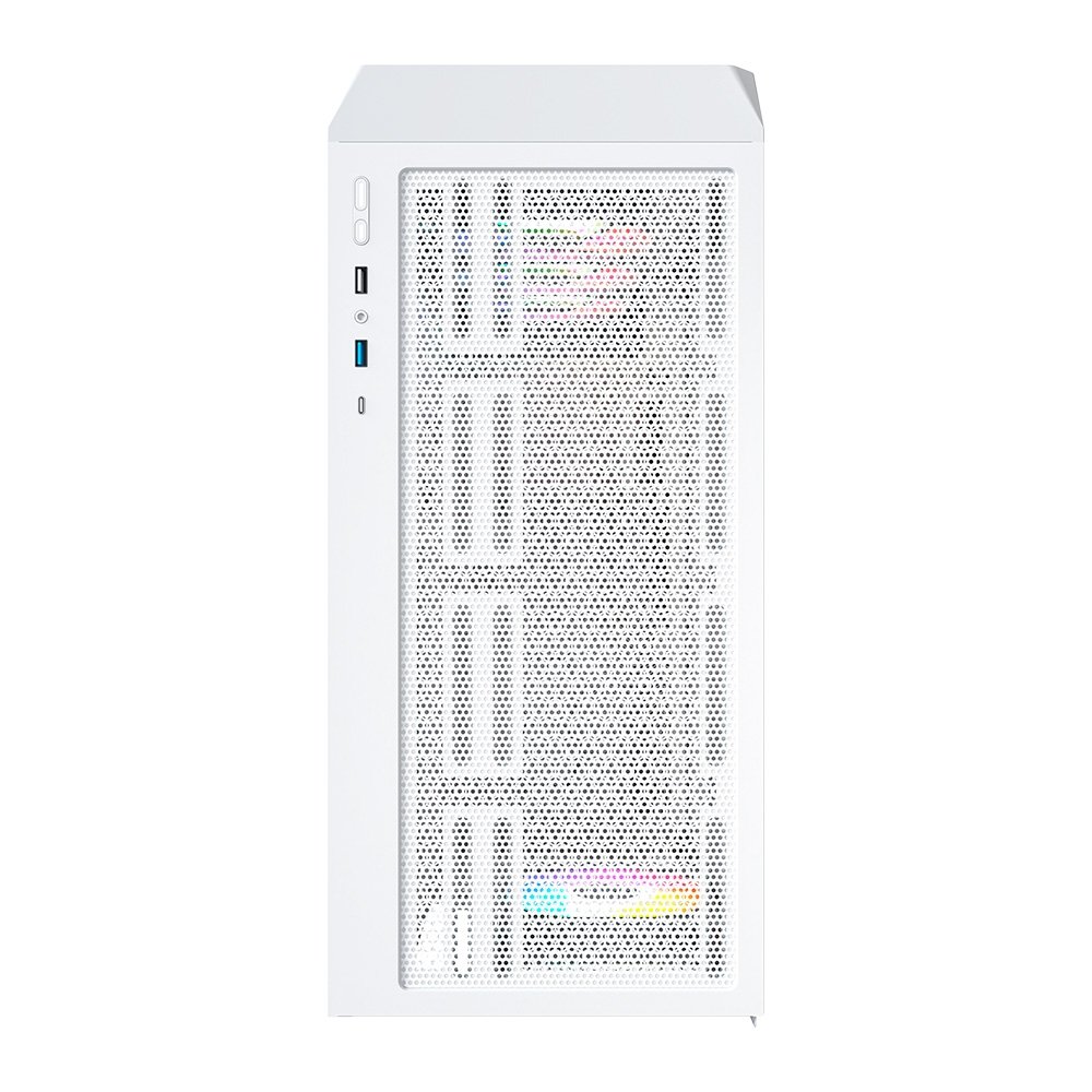 Gabinete Gamer Montech X5, Mid-Tower, Vidro Temperado, Com 4X Fans, Branco - X5WH Gabinete Gamer Montech X5, Mid-Tower, Vidro Temperado, Com 4X Fans, Branco - X5WH