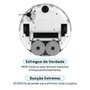 Robô Aspirador de Pó e Passa Pano KABUM! smart K1100, Mapeamento, MOP Rotativo, Autolimpante, até 10000PA, APP, 127V, Branco - KSAR110010BR