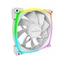 Ventoinha Montech RX120, 120mm, PWM, ARGB, Lâmina Reversa, Branco - RX120 PWM White