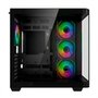 Gabinete Gamer Liketec Madness Pro, Mid Tower, ATX, Lateral e Frontal em Vidro Curvo, LED RGB, Sem Fans, Preto - LT-GB-MADNESSPRO-DARK-V1