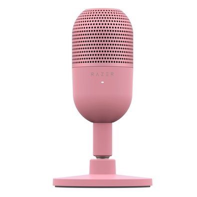 Microfone Gamer Razer Seiren V3 Mini Quartz, Supercardioide, Função Toque para Silenciar, Conexão USB, Rosa - RZ19-05050200