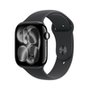 Apple Watch Series 11 GPS, Caixa Preta Brilhante de Alumínio de 46 mm, Pulseira esportiva Preta, Tamanho P/M - MEUW4AM/A