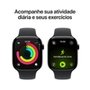 Apple Watch Series 11 GPS, Caixa Preta Brilhante de Alumínio de 46 mm, Pulseira esportiva Preta, Tamanho P/M - MEUW4AM/A