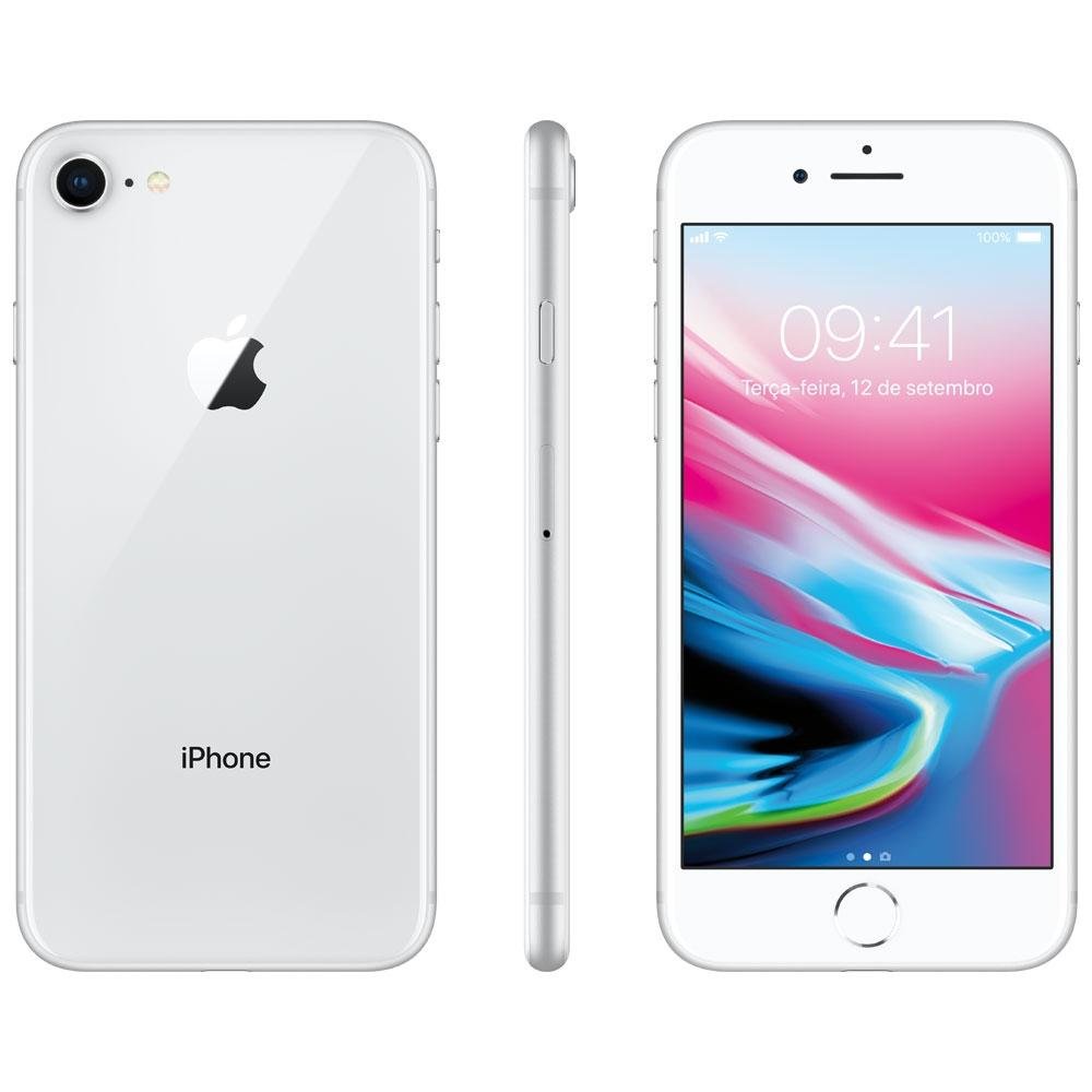 iPhone 8 Prateado, 256GB - MQ7D2 iPhone 8 Prateado, 256GB - MQ7D2