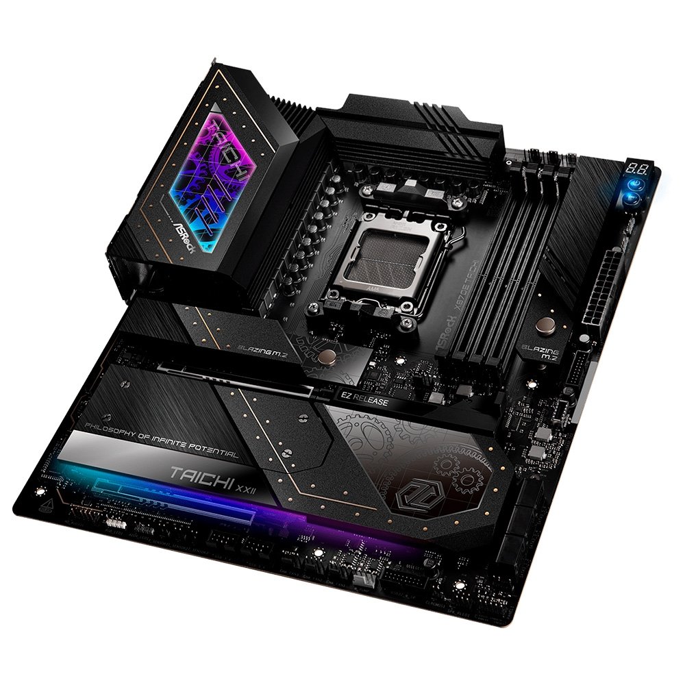 ASRock X870E taichi AM5 マザーボード Placa-Mãe ASRock X870E Taichi AM5 DDR5 | KaBuM!