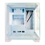 Gabinete Gamer HAYOM GB1788, Mid Tower, Aquário, Frontal e Lateral em Vidro, Branco - GB.17.10.88