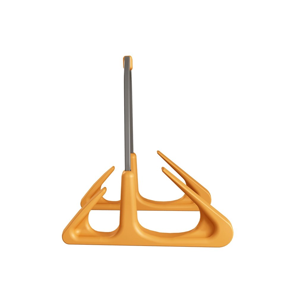 Suporte vertical para Notebook e Tablet Octoo LiteStand Vertical, Titanium e Caramelo - 9574