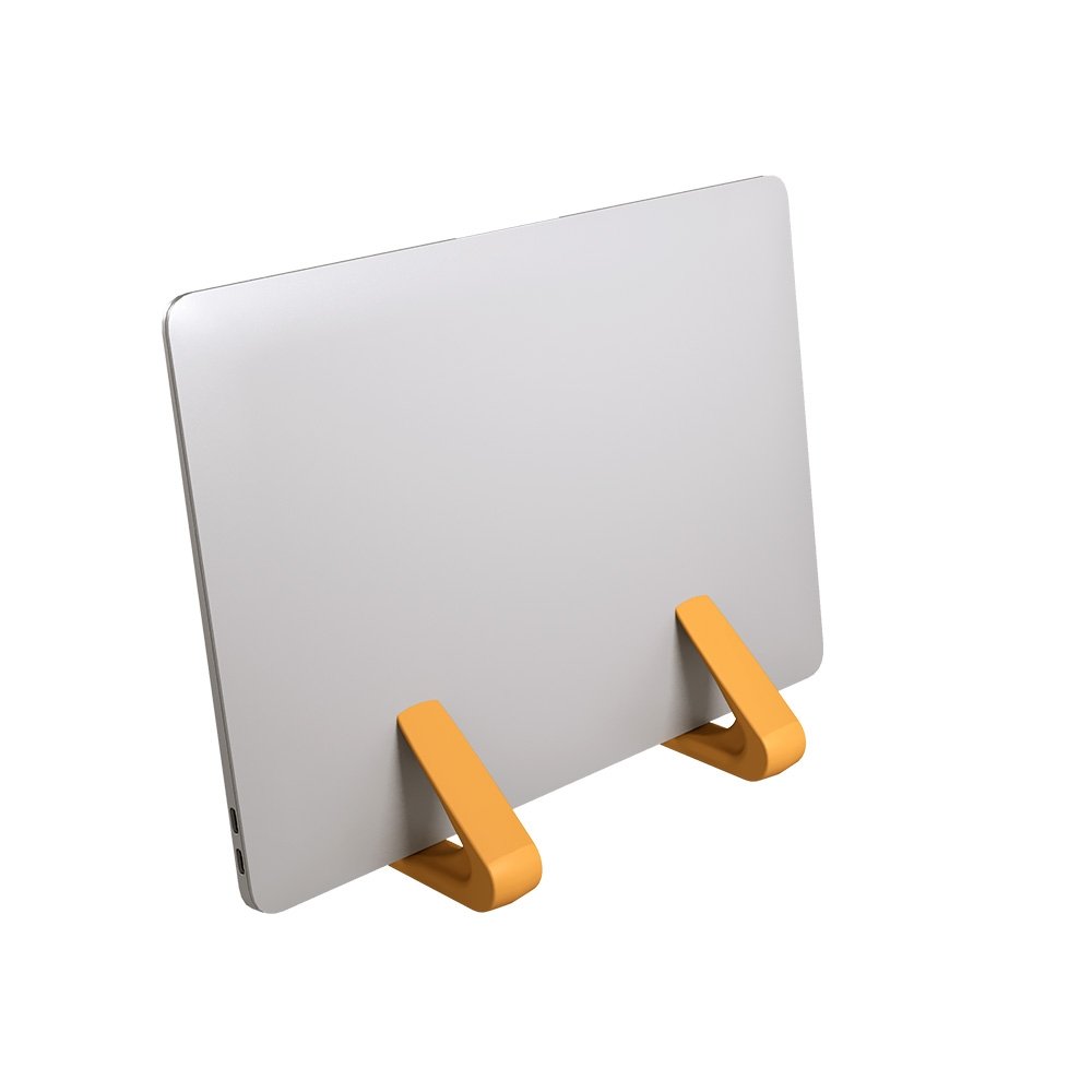 Suporte vertical para Notebook e Tablet Octoo LiteStand Vertical, Titanium e Caramelo - 9574