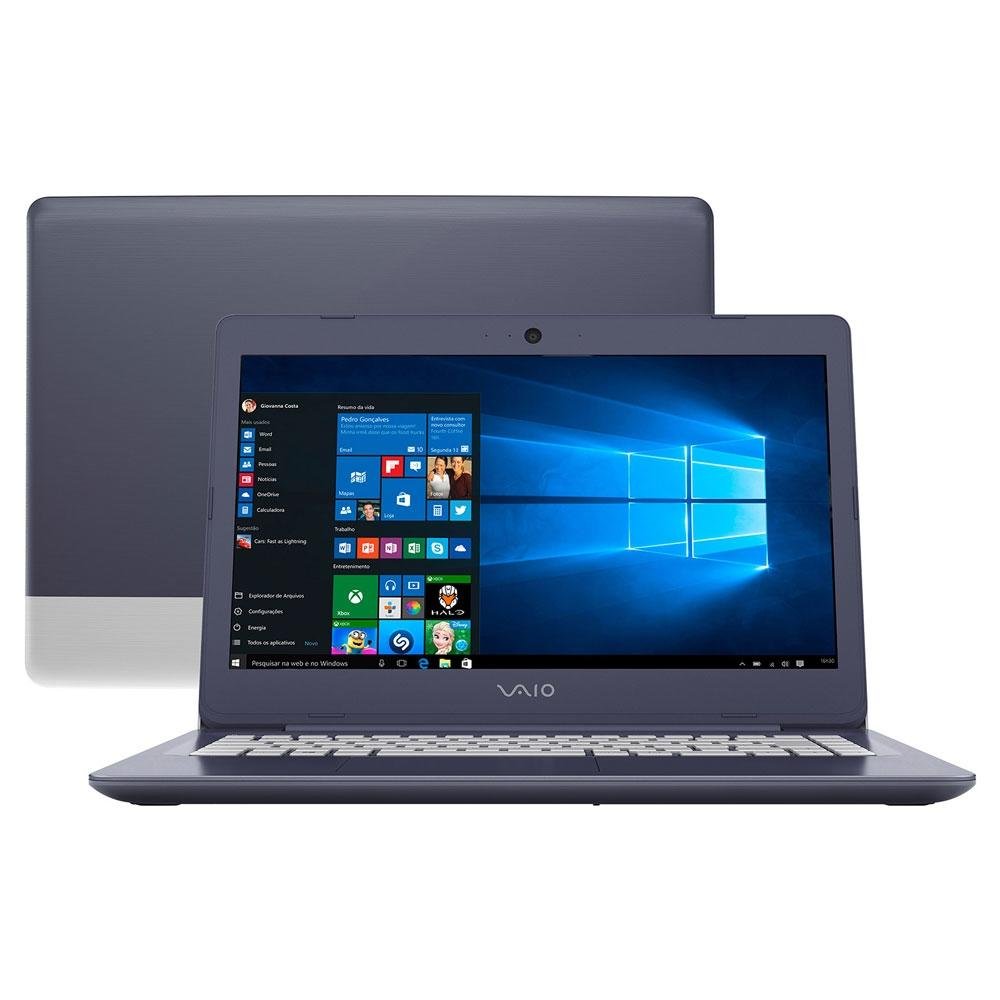 Notebook Vaio C14, Intel Core i3-6006U, 4GB, 1TB, Windows 10 Home, 14´ - VJC141F11X-B0111L Notebook Vaio C14, Intel Core i3-6006U, 4GB, 1TB, Windows 10 Home, 14´ - VJC141F11X-B0111L