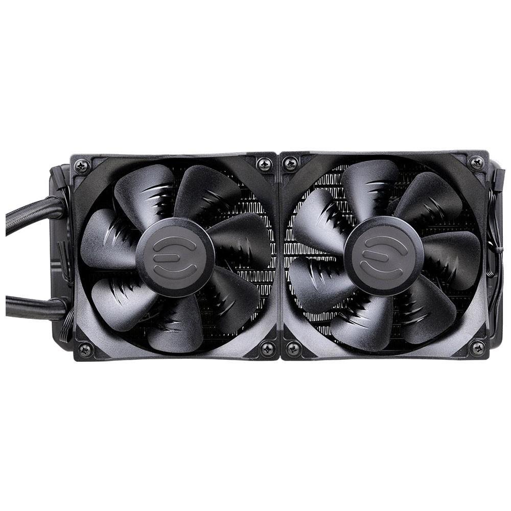 Water Cooler EVGA CLC, 240mm (2x 120mm), Closed Loop CPU Cooler, AMD