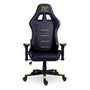 Cadeira Gamer XT Racer Attack, Até 120Kg, Reclinável, Com Almofadas, Cilindro de Gás Classe 4, Couro PU, Preta e Amarela - XTR-052