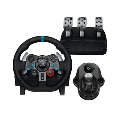 Combo Volante, Pedais e Cambio Logitech G29 SE Driving Force para PS5, PS4, PS3 e PC - 991-000529