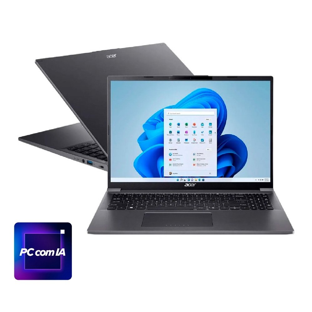 Notebook Acer Aspire 16 Intel Core Ultra 5 | KaBuM