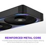 Ventoinha NZXT F280X Performance, 140mm, PWM, RGB, 2x Single-Frame, Preto - RF-U28PN-B1