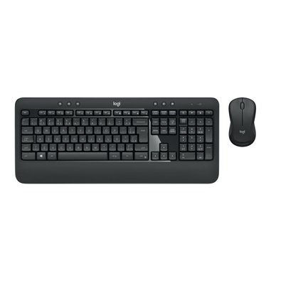Teclado e Mouse Logitech MK540 Advanced Sem Fio Multimídia Tecnologia Unifying Cinza ABNT2 - 920-008674