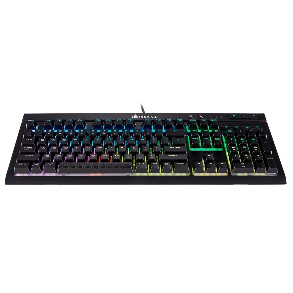 Teclado Mecânico Gamer Corsair K68, RGB, Switch Cherry MX Red, US