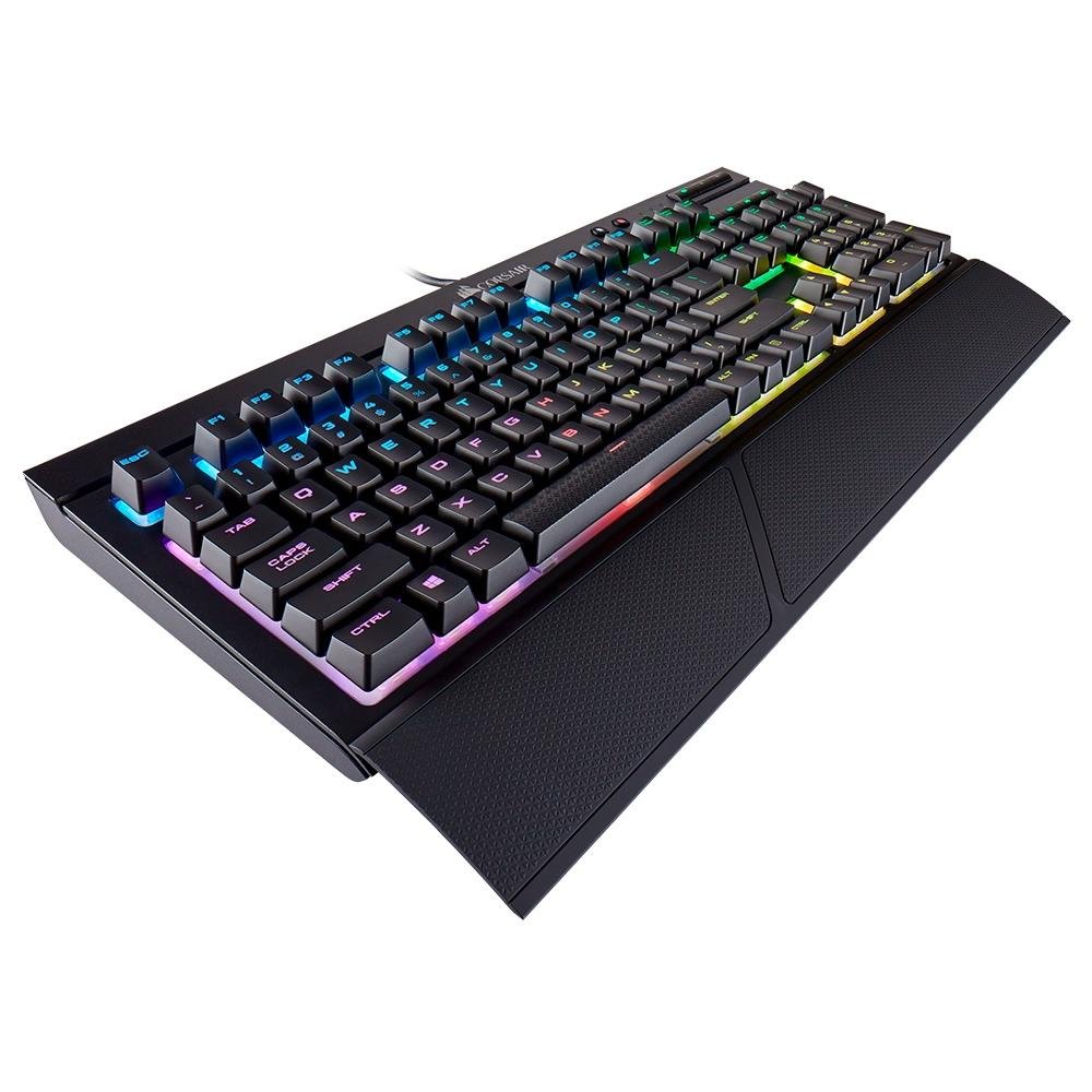 Teclado Mecânico Gamer Corsair K68, RGB, Switch Cherry MX Red, US