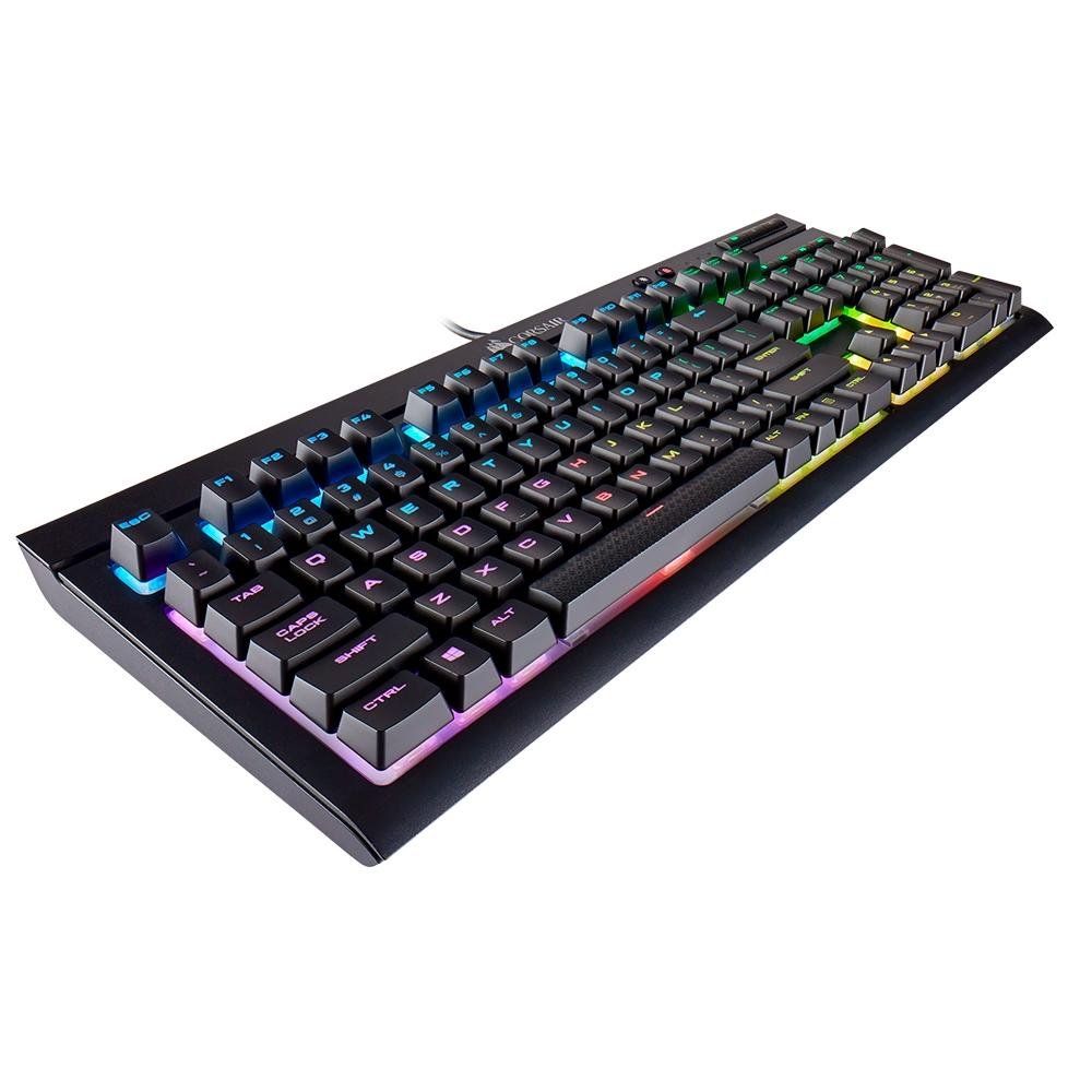 Teclado Mecânico Gamer Corsair K68, RGB, Switch Cherry MX Red, US