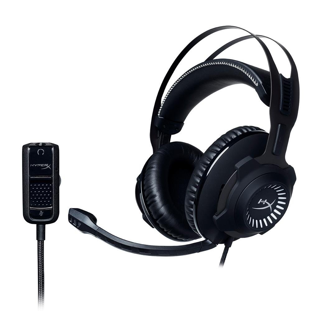 Headset Gamer HyperX Cloud Revolver - HX-HSCR-GM - Preto/Cinza Headset Gamer HyperX Cloud Revolver - HX-HSCR-GM - Preto/Cinza