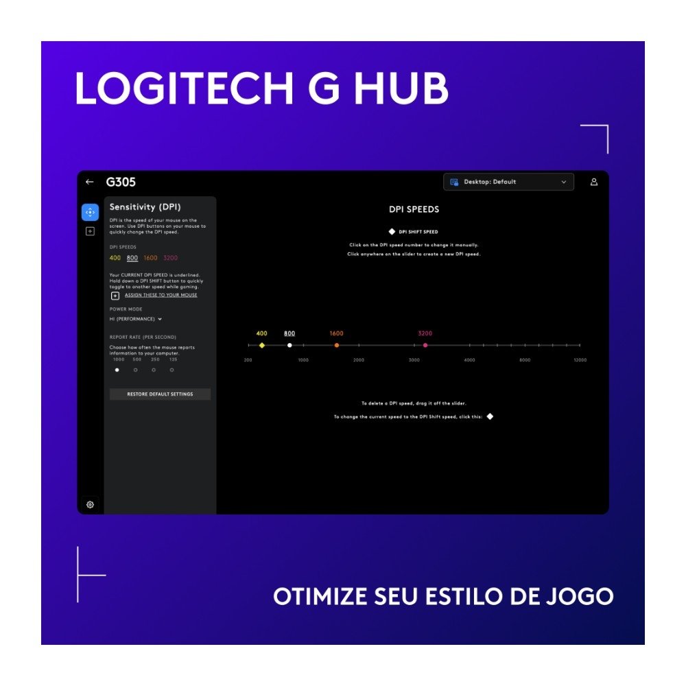 Mouse Gamer Sem Fio Logitech G305 LIGHTSPEED, 12000 DPI, 6 Botões, Preto - 910-005281 Mouse Gamer Sem Fio Logitech G305 LIGHTSPEED, 12000 DPI, 6 Botões, Preto - 910-005281