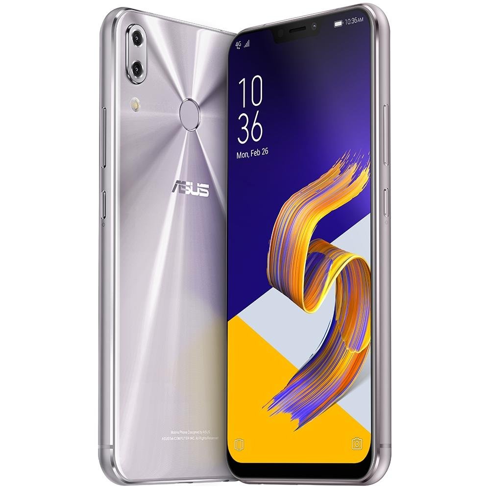 Smartphone Asus Zenfone 5Z, 128GB, 12MP, Tela 6.2´, Prata - ZS620KL-2H075BR Smartphone Asus Zenfone 5Z, 128GB, 12MP, Tela 6.2´, Prata - ZS620KL-2H075BR