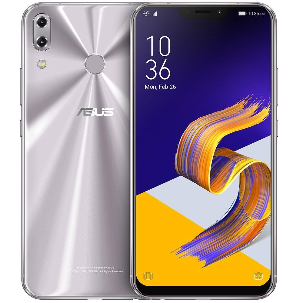 Smartphone Asus Zenfone 5Z, 128GB, 12MP, Tela 6.2´, Prata - ZS620KL-2H075BR Smartphone Asus Zenfone 5Z, 128GB, 12MP, Tela 6.2´, Prata - ZS620KL-2H075BR