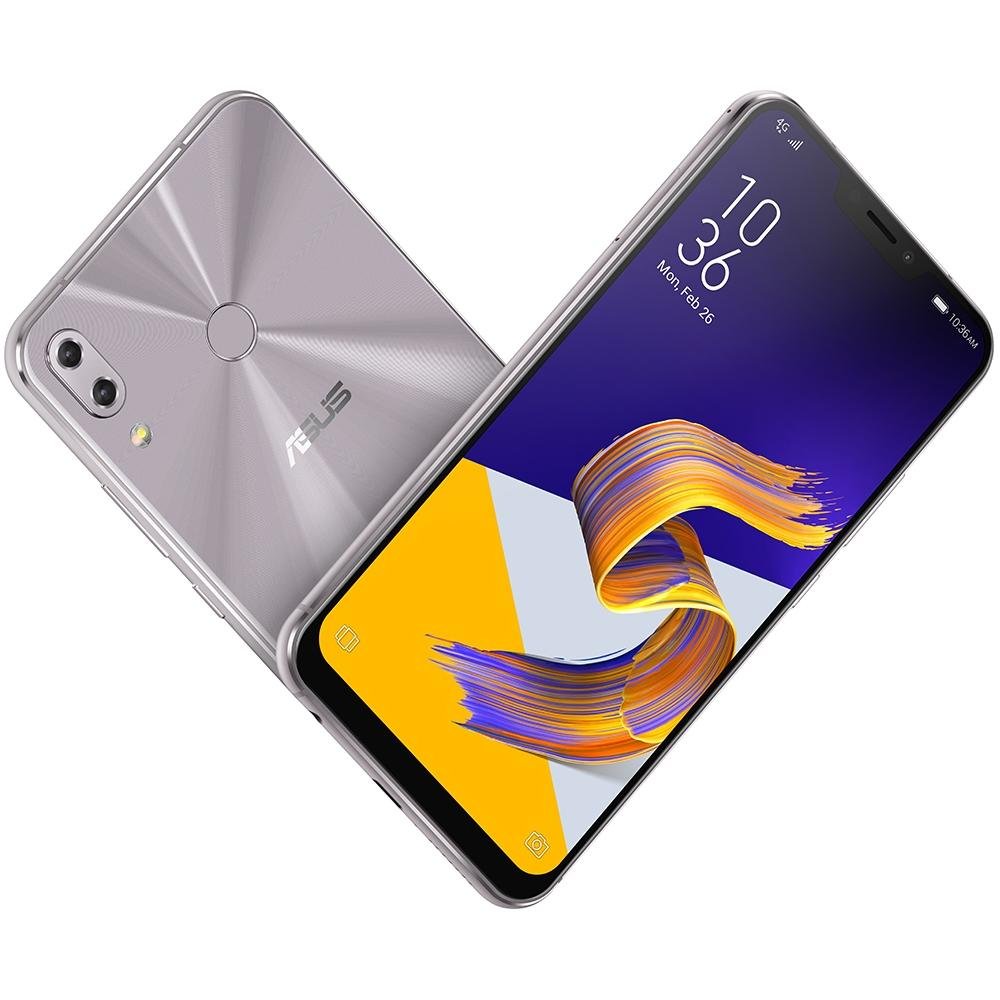Smartphone Asus Zenfone 5Z, 128GB, 12MP, Tela 6.2´, Prata - ZS620KL-2H075BR Smartphone Asus Zenfone 5Z, 128GB, 12MP, Tela 6.2´, Prata - ZS620KL-2H075BR