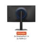 Monitor Gamer Husky Boreal OLED 27", QHD, 240Hz, RGB, DisplayPort e HDMI, 1.07B Cores, Ajuste de Ângulo, Preto - HMG00727