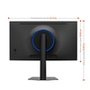 Monitor Gamer Husky Boreal OLED 27", QHD, 240Hz, RGB, DisplayPort e HDMI, 1.07B Cores, Ajuste de Ângulo, Preto - HMG00727