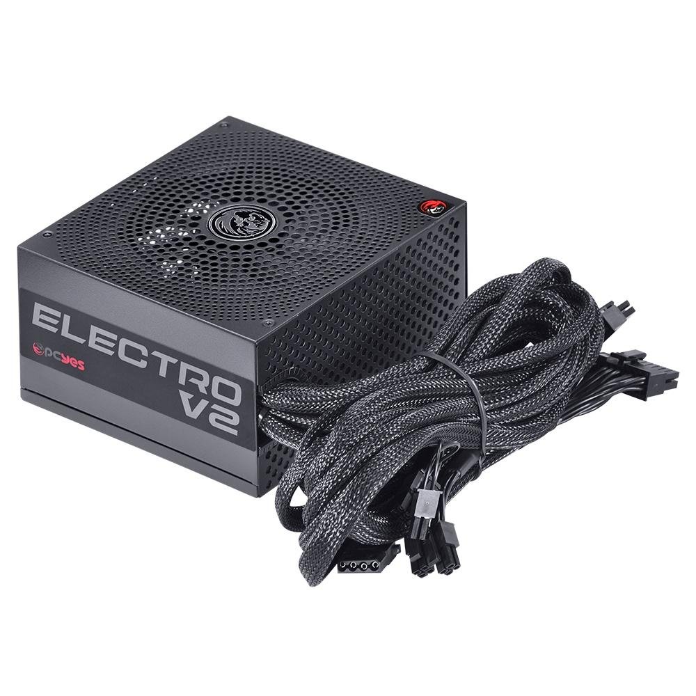 Fonte PCYes Electro V2, 550W, 80 Plus Bronze - ELECV2PTO550W