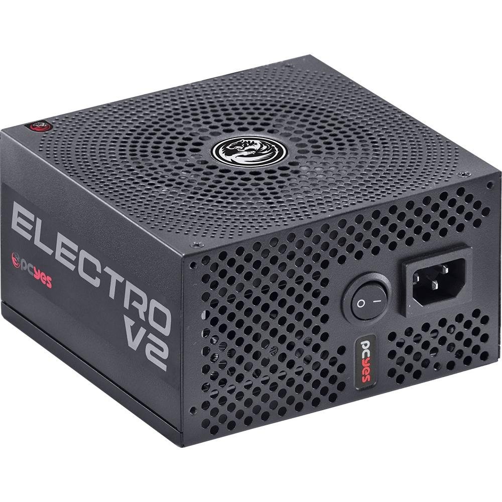 Fonte PCYes Electro V2, 550W, 80 Plus Bronze - ELECV2PTO550W