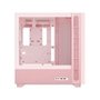Gabinete Gamer TRYX Flova F50, Mid-Tower, ATX, com Fan Cross-Flow e Vidro Temperado, Rosa, Sem Fonte - C-F500F-FM1E-G0Q