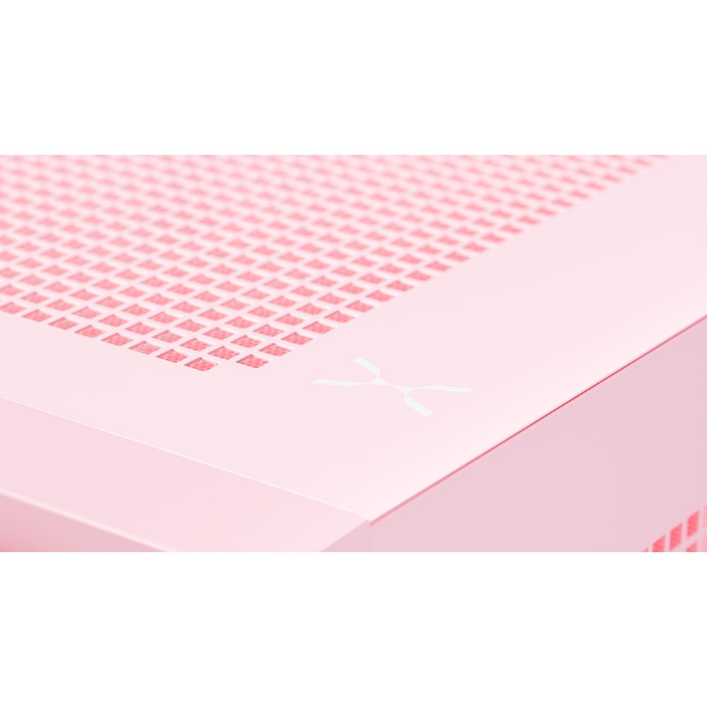 Gabinete Gamer TRYX Flova F50, Mid-Tower, ATX, com Fan Cross-Flow e Vidro Temperado, Rosa, Sem Fonte - C-F500F-FM1E-G0Q Gabinete Gamer TRYX Flova F50, Mid-Tower, ATX, com Fan Cross-Flow e Vidro Temperado, Rosa, Sem Fonte - C-F500F-FM1E-G0Q
