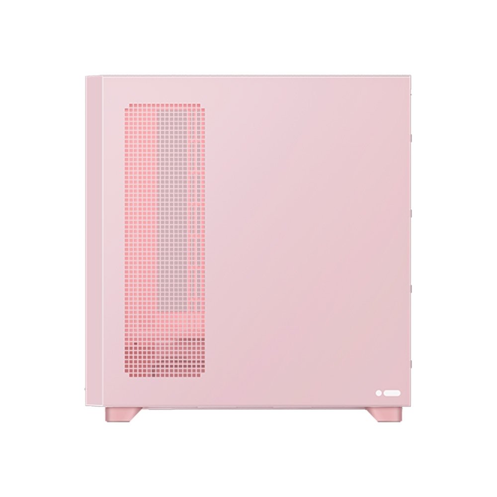 Gabinete Gamer TRYX Flova F50, Mid-Tower, ATX, com Fan Cross-Flow e Vidro Temperado, Rosa, Sem Fonte - C-F500F-FM1E-G0Q Gabinete Gamer TRYX Flova F50, Mid-Tower, ATX, com Fan Cross-Flow e Vidro Temperado, Rosa, Sem Fonte - C-F500F-FM1E-G0Q