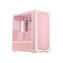Gabinete Gamer TRYX Flova F50, Mid-Tower, ATX, com Fan Cross-Flow e Vidro Temperado, Rosa, Sem Fonte - C-F500F-FM1E-G0Q