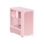 Gabinete Gamer TRYX Flova F50, Mid-Tower, ATX, com Fan Cross-Flow e Vidro Temperado, Rosa, Sem Fonte - C-F500F-FM1E-G0Q