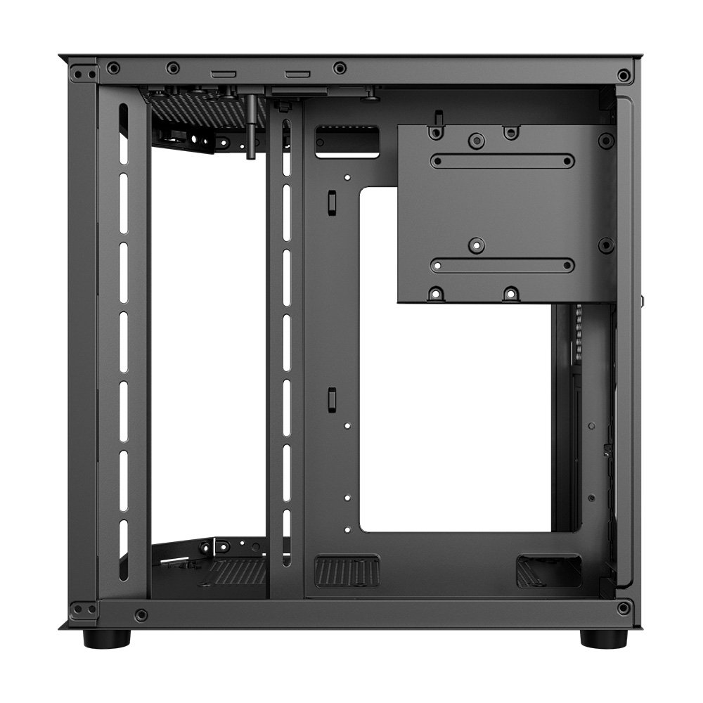 Gabinete Gamer Esgaming Rebel, Mini Tower, M-ATX, Frontal e Lateral em Vidro Temperado, Sem Fans, Preto - 8002-BK Gabinete Gamer Esgaming Rebel, Mini Tower, M-ATX, Frontal e Lateral em Vidro Temperado, Sem Fans, Preto - 8002-BK