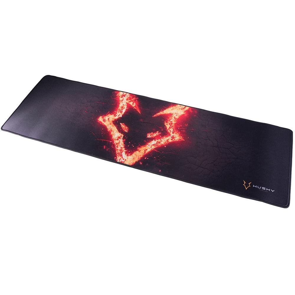 Mousepad Gamer Husky Gaming Storm, Fire, Speed, Extra Grande 900x290mm - MP-HST-FR