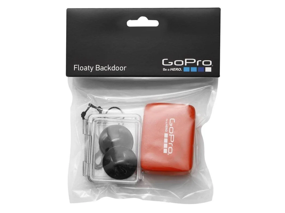 Kit Floaty Backdoor Original Aflty-003: Bóia + Tampa + Alça Segurança Para Gopro 3/3+/4 Kit Floaty Backdoor Original Aflty-003: Bóia + Tampa + Alça Segurança Para Gopro 3/3+/4