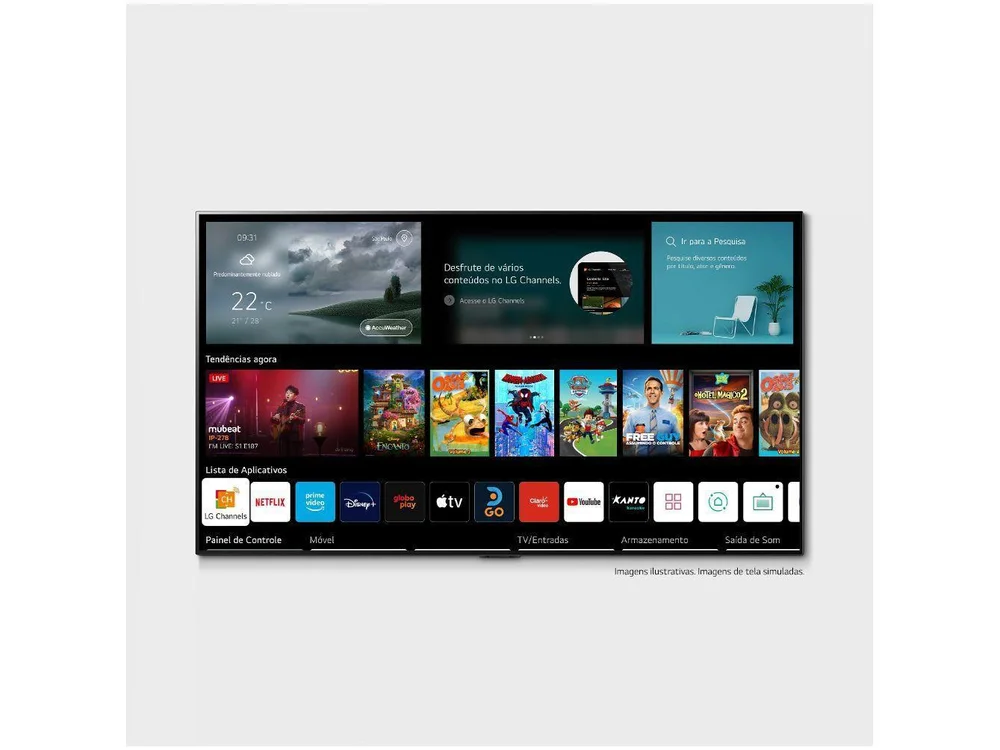 Smart Tv LG 86NANO75SQA, 86 polegadas, 4K, HDMI, USB, Nanocell, Geforce Now, Thinqai Smart Magic