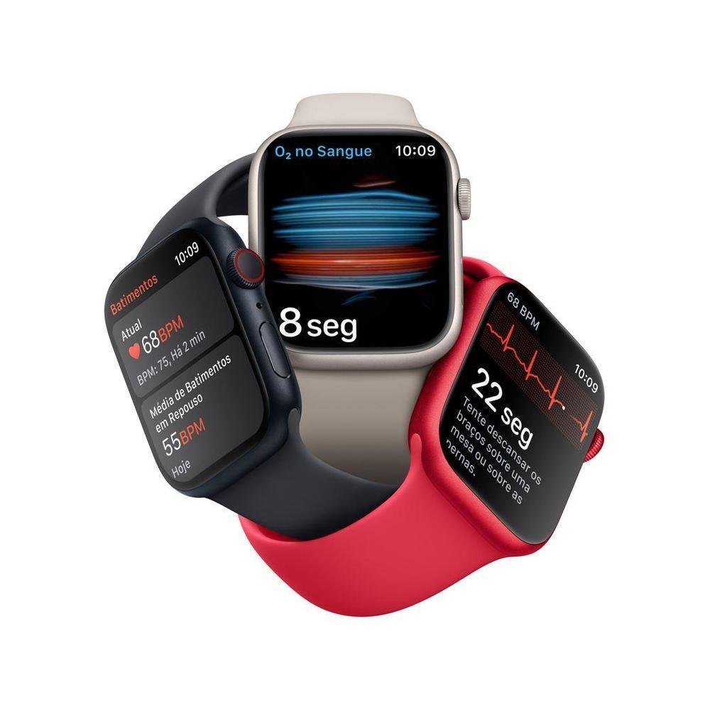 Apple Watch Series 8 45mm GPS + Cellular Caixa | KaBuM! Apple Watch Series 8 45mm GPS + Cellular Caixa | KaBuM!
