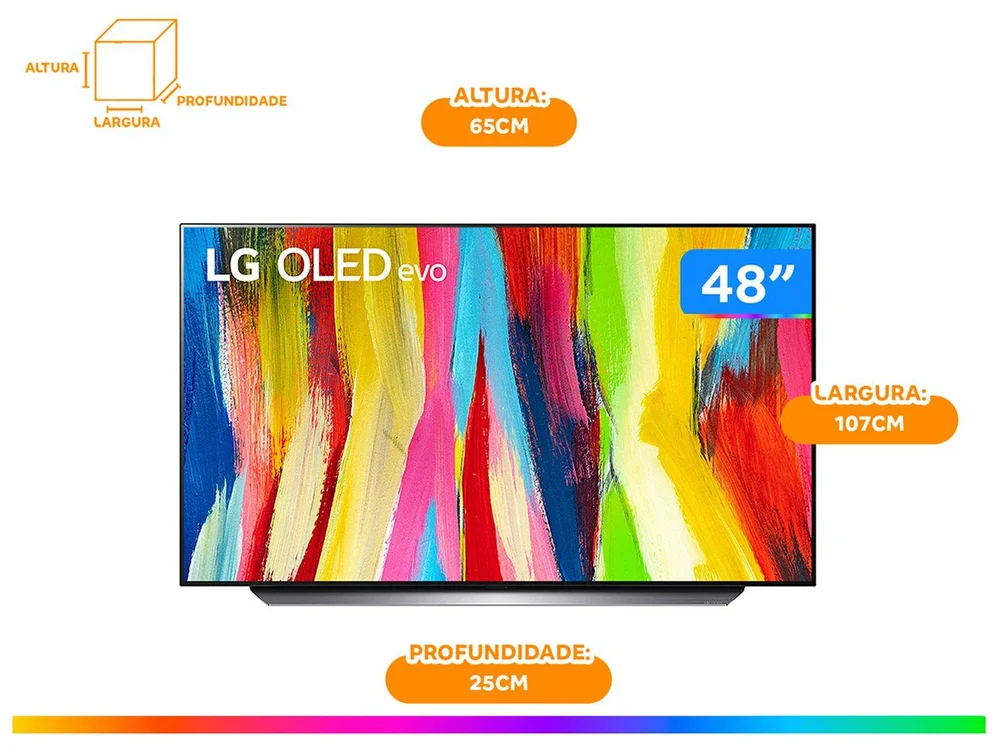 Smart Tv 4k Lg Oled 48 Polegadas KaBuM