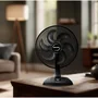Ventilador Mesa 40cm Mallory Fresh Ts 6 Pas, 3 Velocidade, Preto, 220v