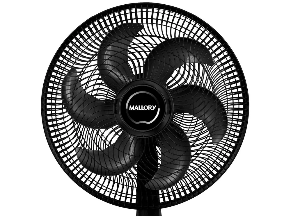 Ventilador Mesa 40cm Mallory Fresh Ts 6 Pas, 3 Velocidade, Preto, 220v