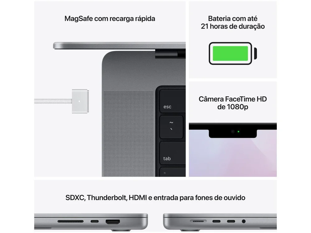 Macbook Pro Apple 16 Chip M1 Max Mk1a3bzA KaBuM