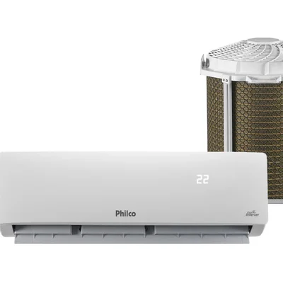 Ar Condicionado Split Philco Hi Wall Inverter 9.000 Btu/h Quente E Frio Monofásico Branco Pac9qc 220v